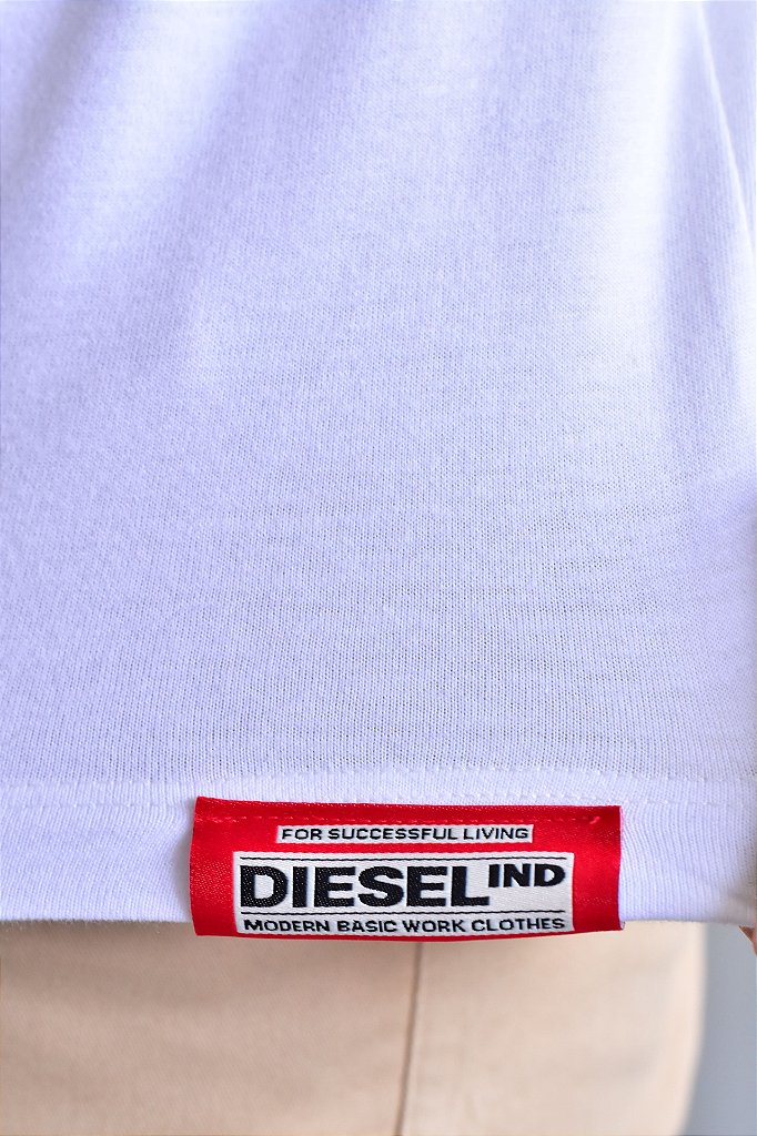 Camiseta Diesel Fading - Branca
