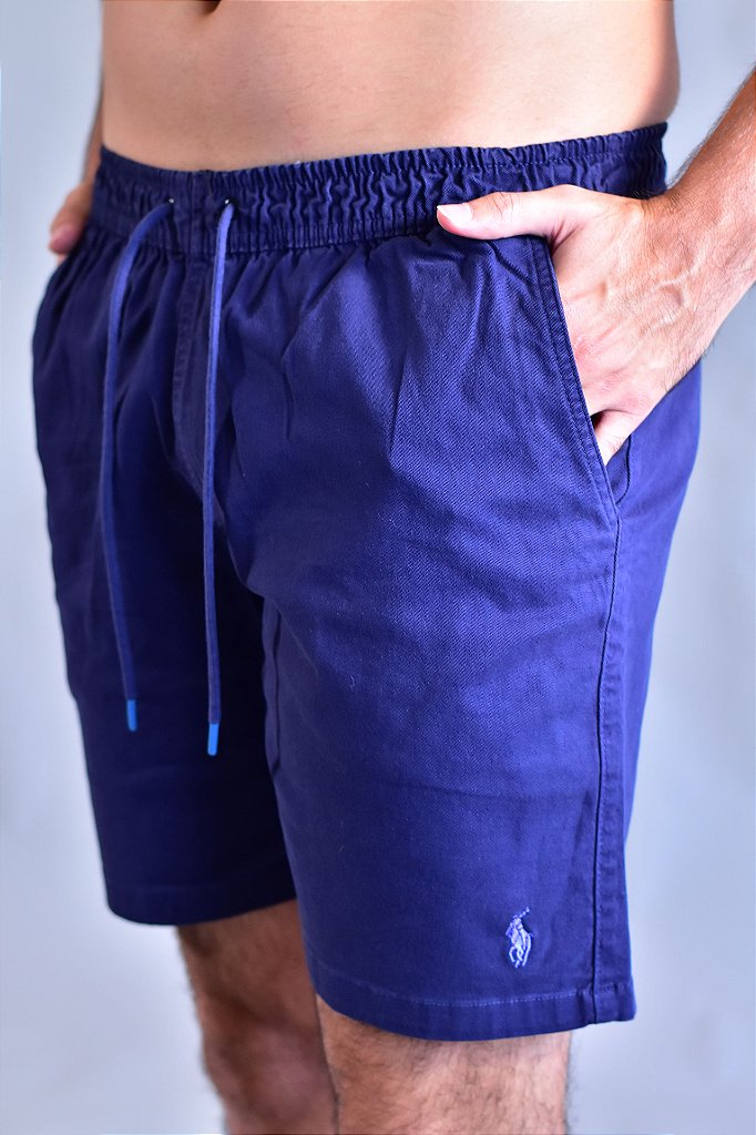 Short Sarja RL - Azul Marinho