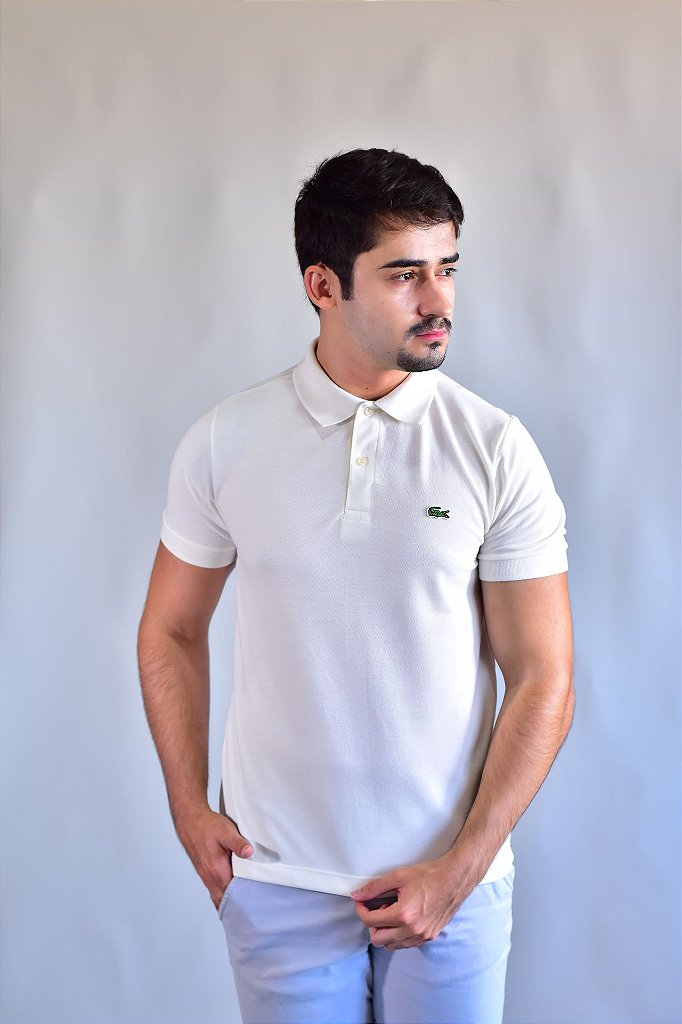 Camisa Gola Polo Masculina LCT – Off White