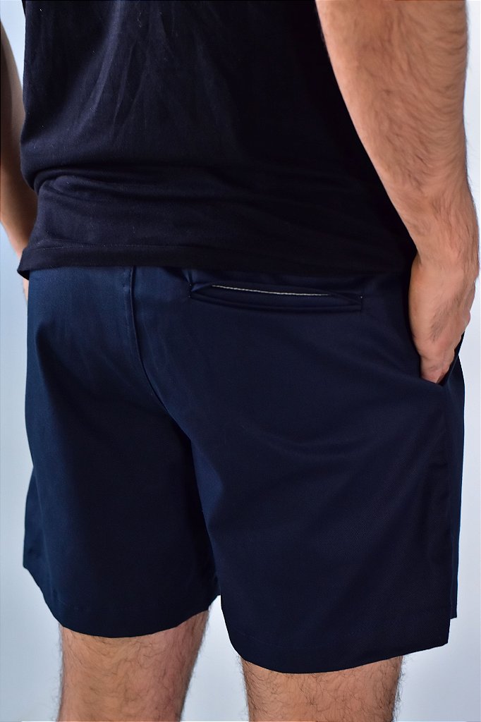 Short Sarja Masculino TH - Azul Marinho