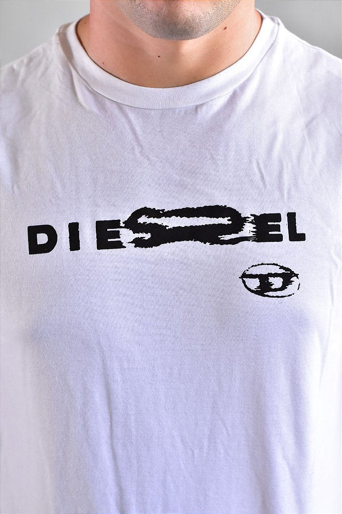Camiseta Diesel Fading - Branca