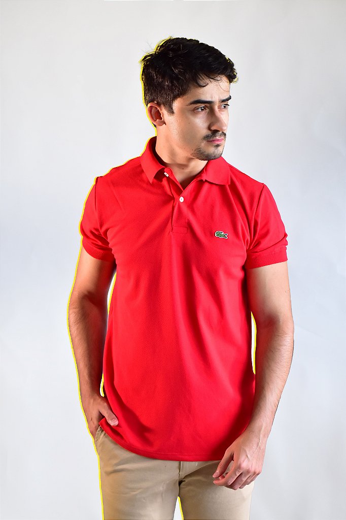 Camisa Gola Polo Masculina LCT – Vermelha