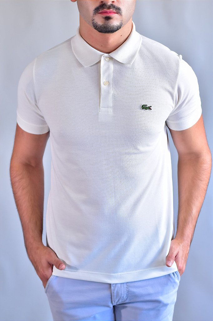 Camisa Gola Polo Masculina LCT – Off White