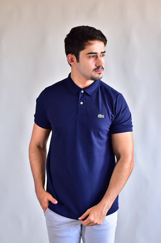 Camisa Gola Polo Masculina LCT – Azul Marinho