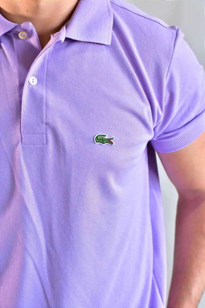 Camisa Gola Polo Masculina LCT – Lilás