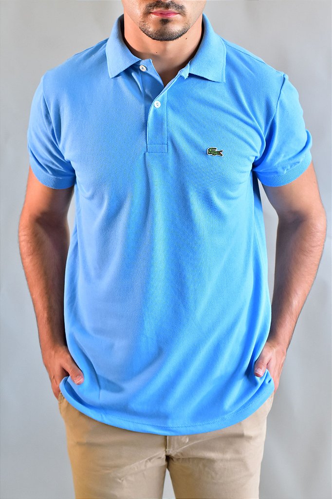 Camisa Gola Polo Masculina LCT – Azul Celeste