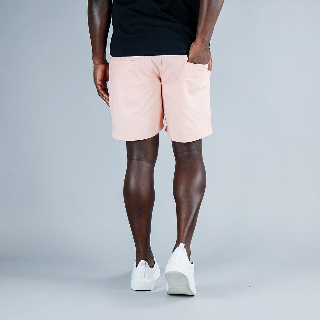 Short Linho Boss - Salmão