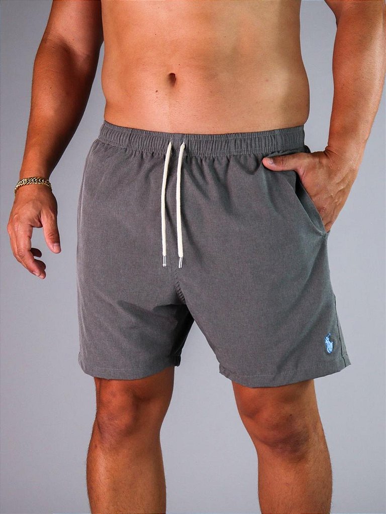 Short Beach Praia RL - Cinza