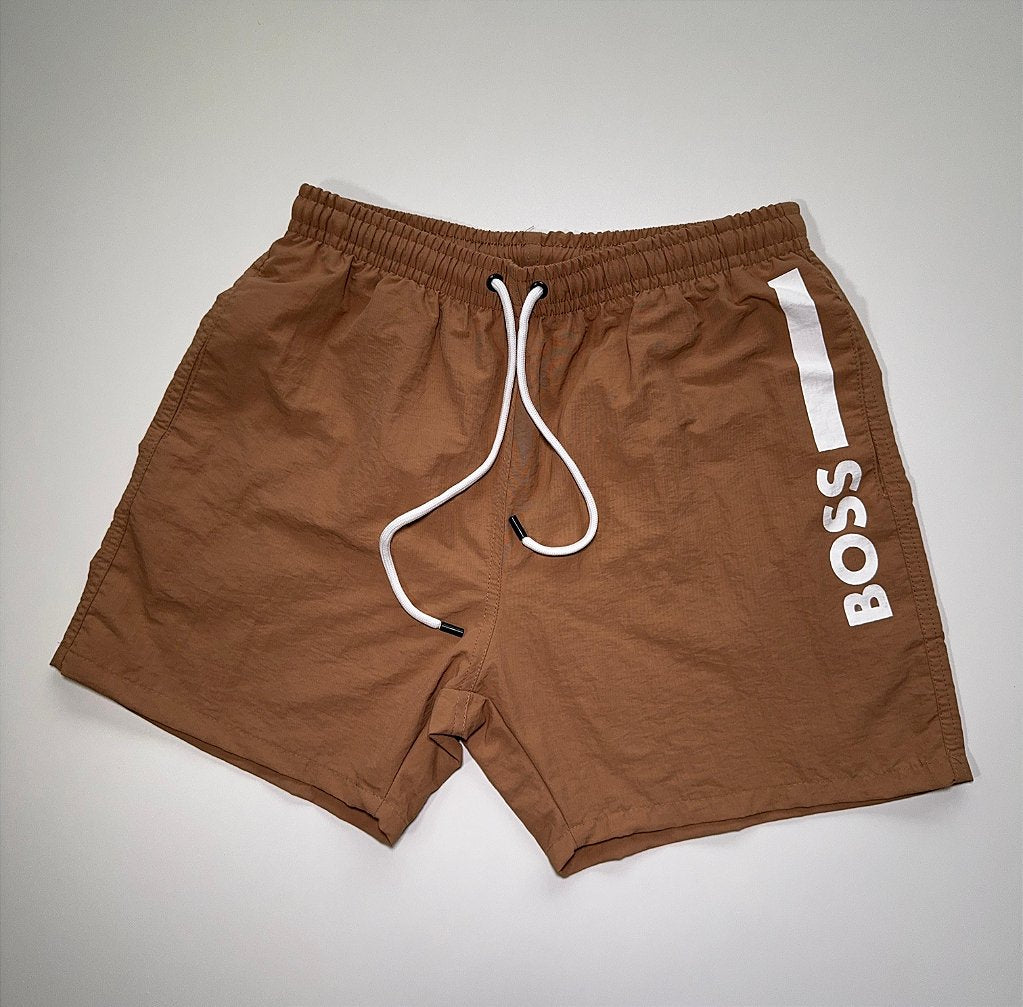 Short Beach Boss - Marrom