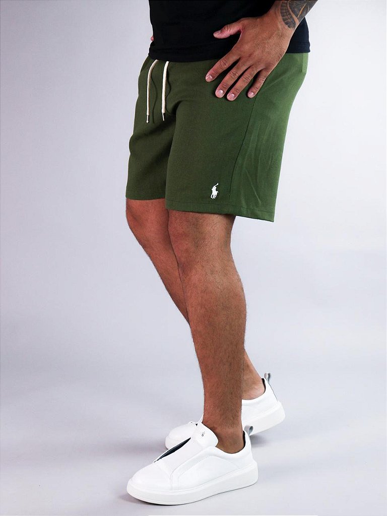 Short Linho Ralph Lauren Cordão - Verde