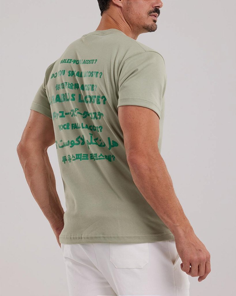 Camiseta LCT Do You Speak - Verde Oliva