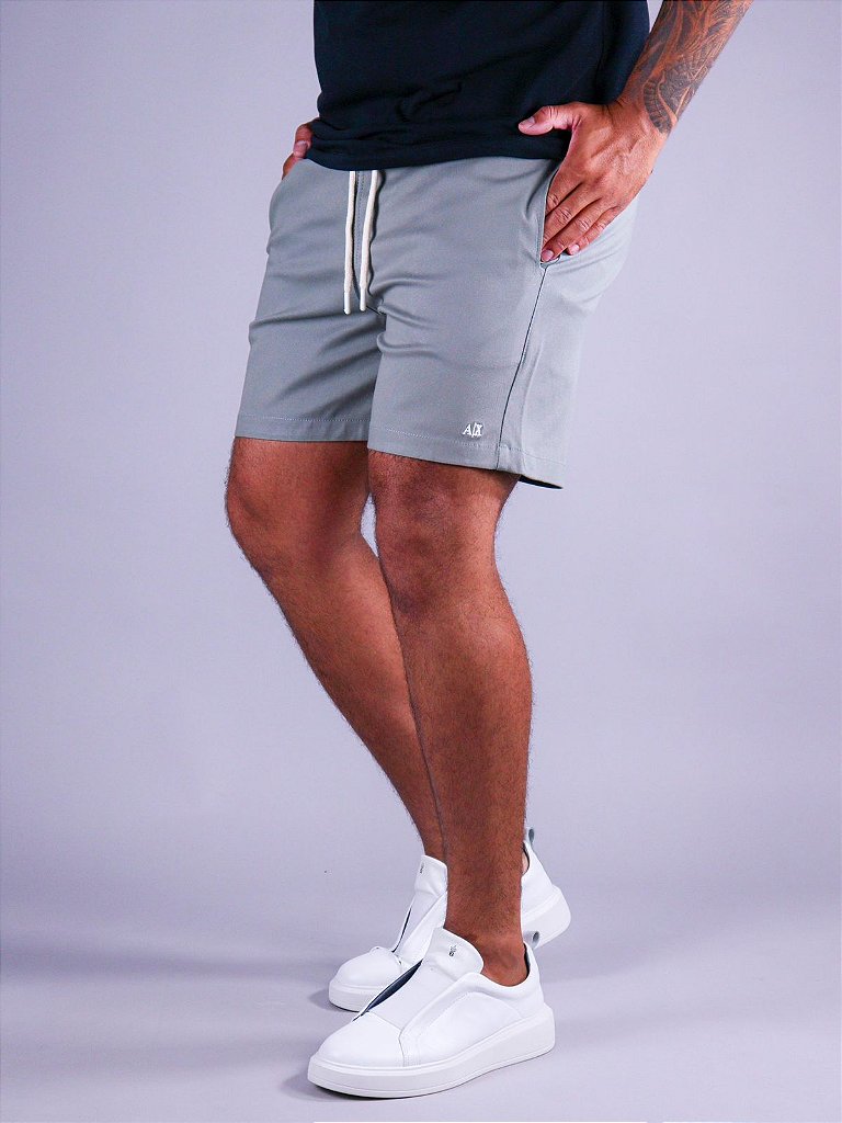 Short Sarja A|X - Cinza