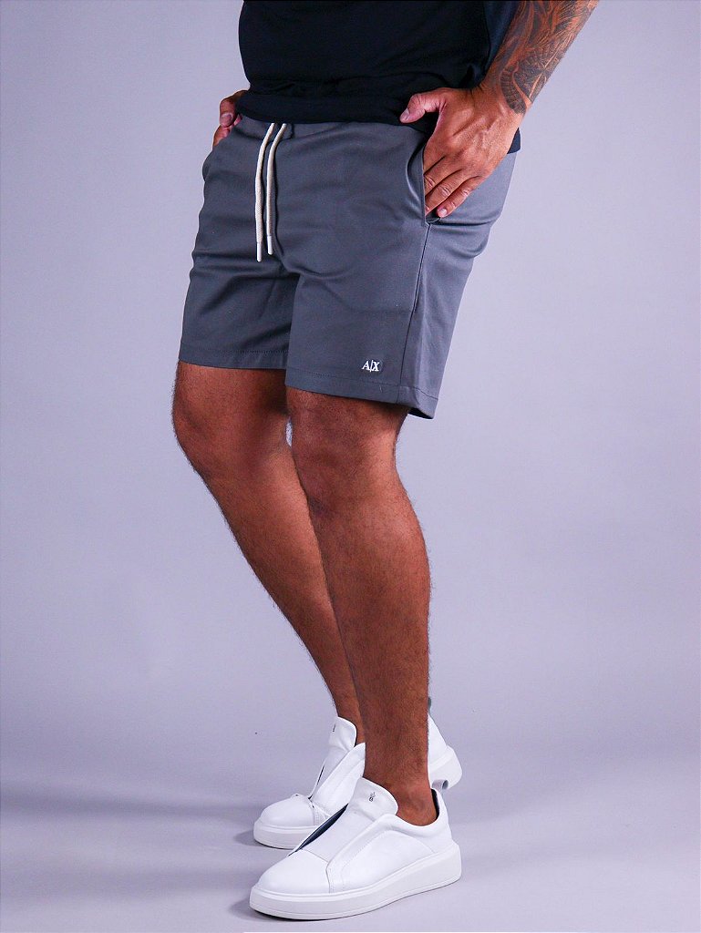 Short Sarja A|X - Chumbo