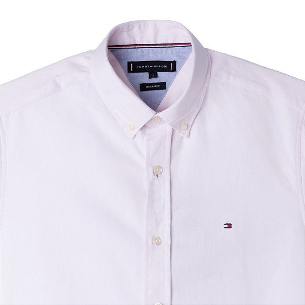Camisa Social Lisa Manga Longa TH - Rosa Claro