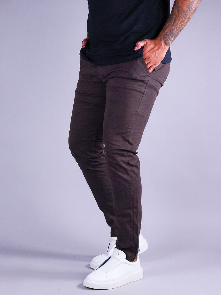 Calça Sarja TH - Marrom