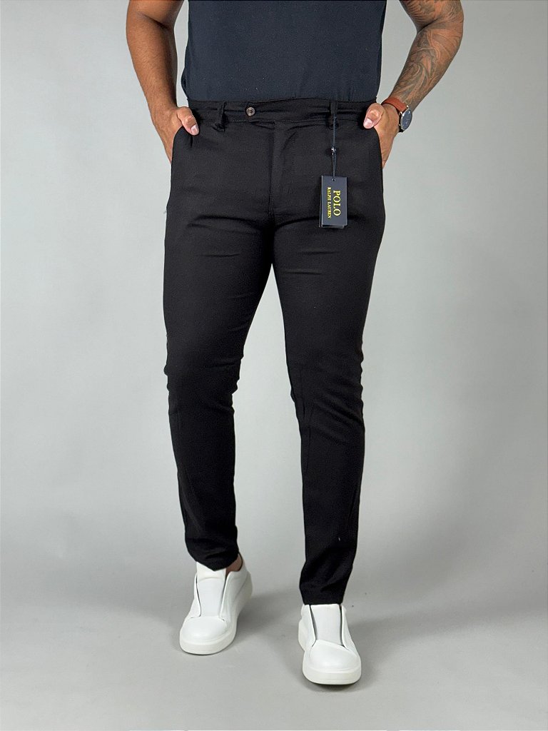Calça Linho RL - Preta