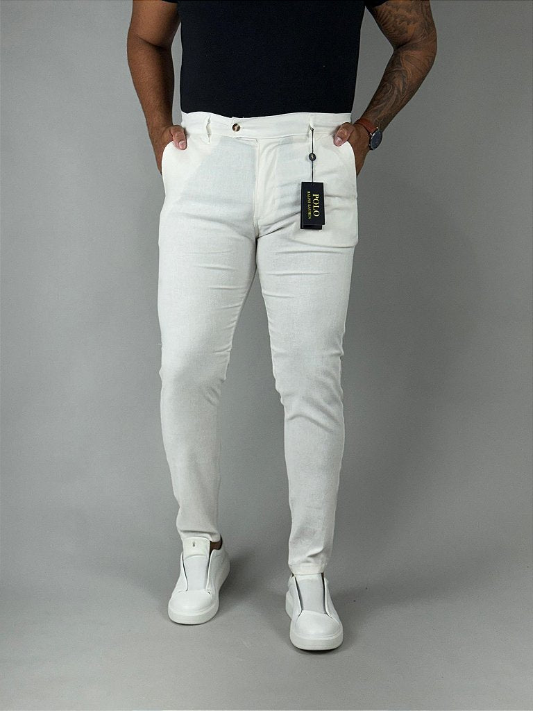 Calça Linho RL - Branca