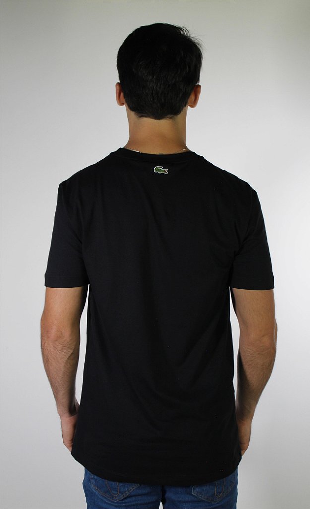 Camiseta LCT College Sportswear - Preta