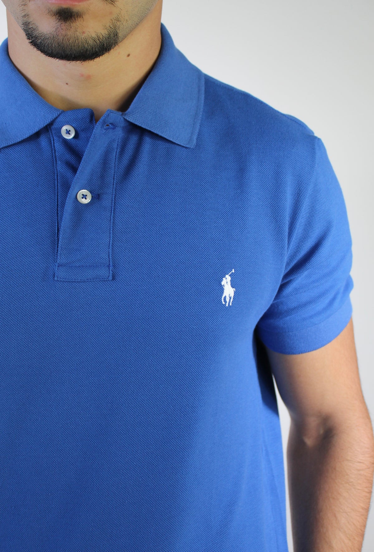 Camisa Gola Polo RL - Azul Royal