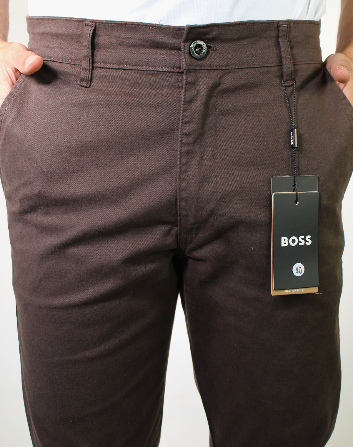 Calça Sarja Boss - Marrom