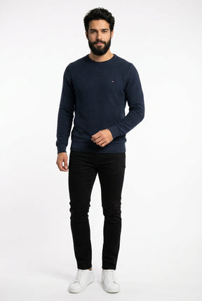 Camisa Long Sleeve TH Amalfi Core - Azul Marinho