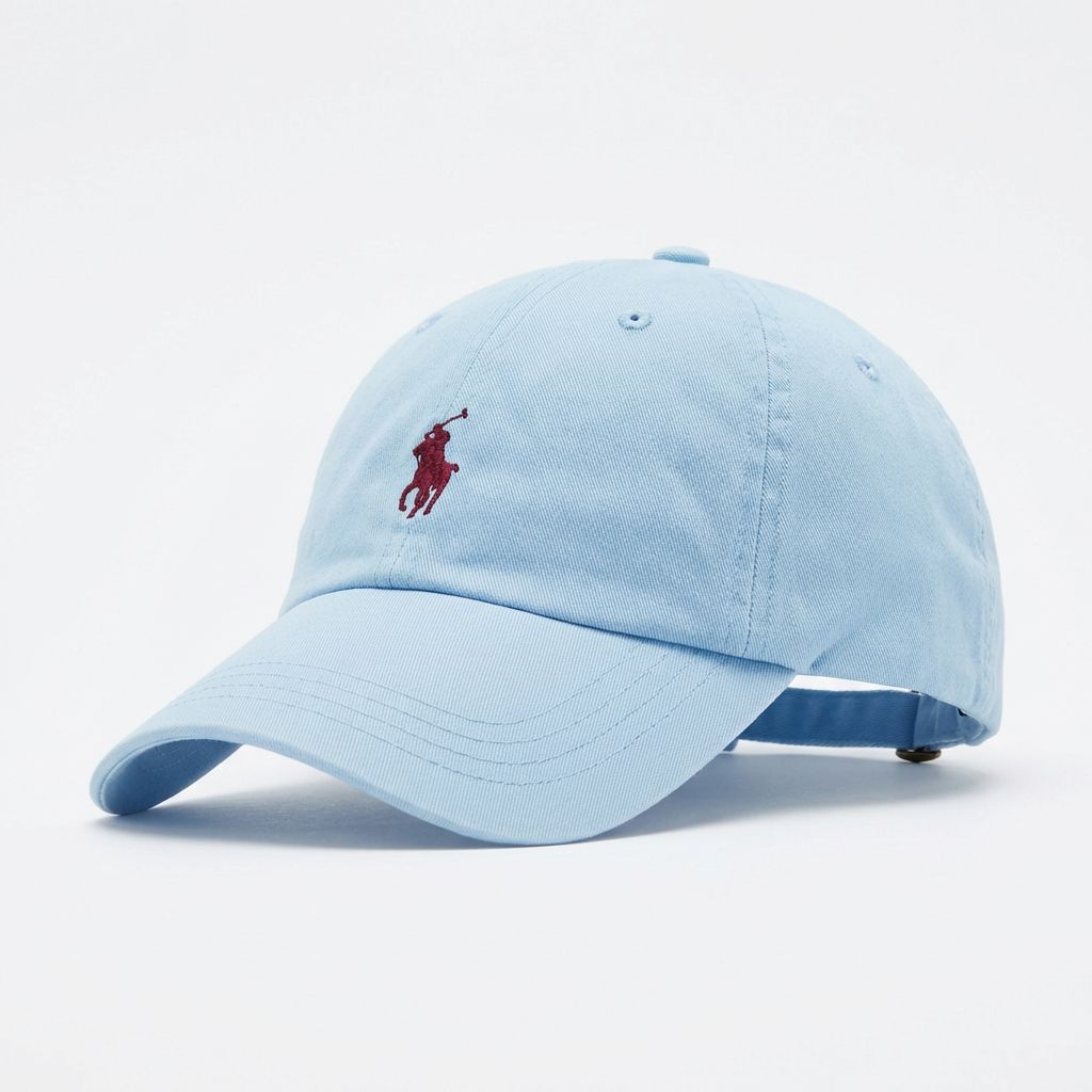 Boné Polo RL Classic - Azul Bebê Small Pony Bordô