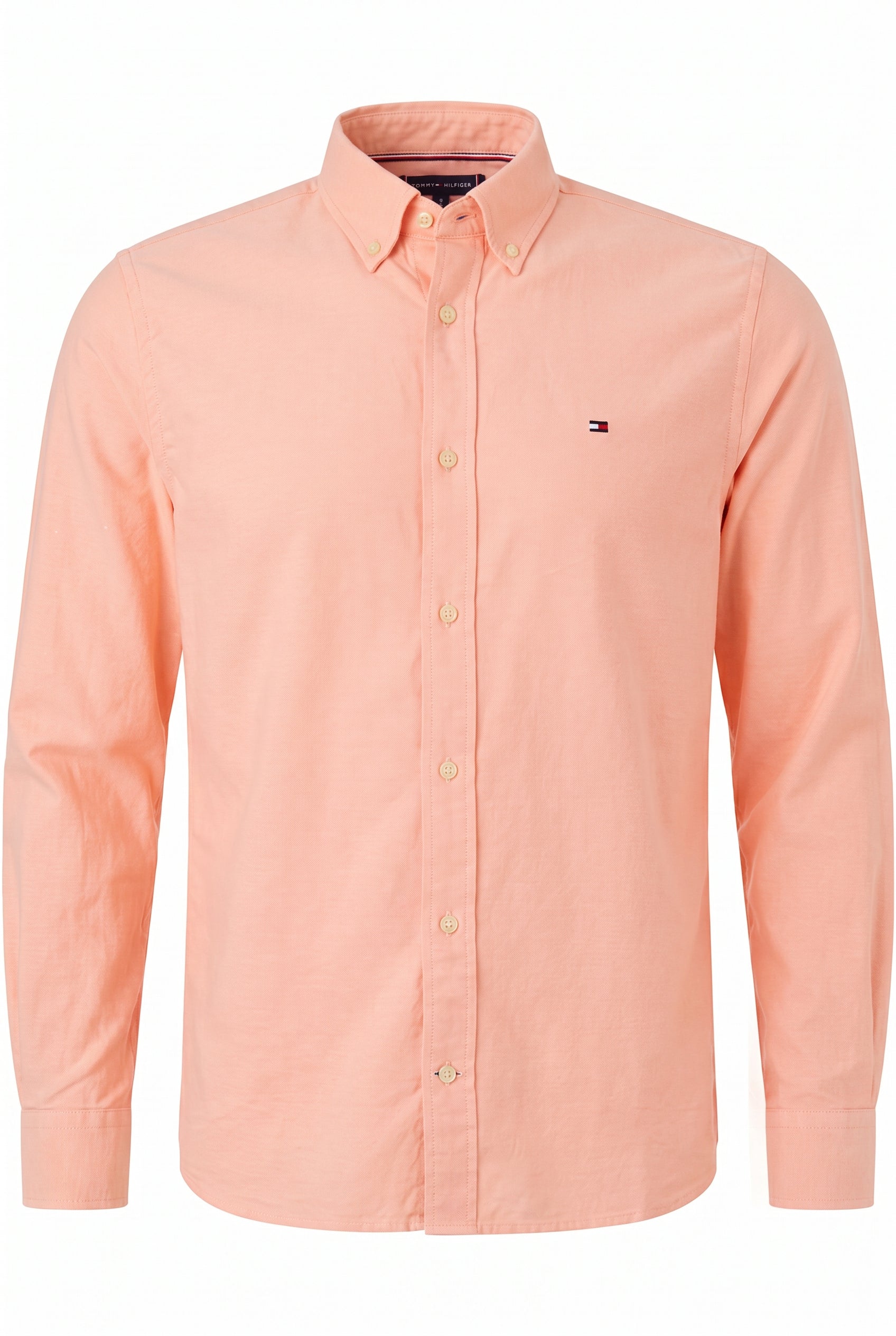Camisa Social Lisa Manga Longa TH Classic  - Salmão