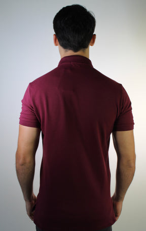 Camisa Gola Polo RL - Bordô