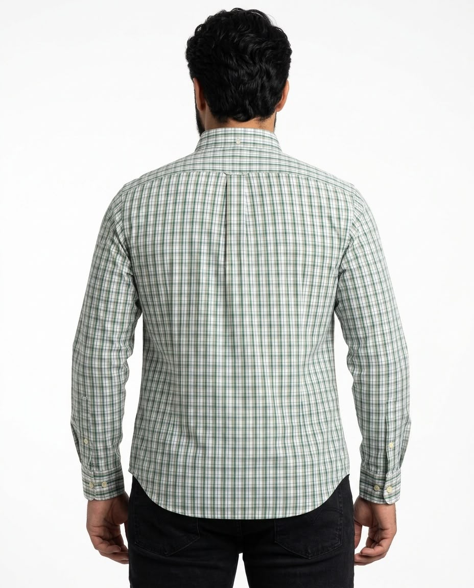 Camisa RL Manga Longa - Warwick Check Xadrez Verde