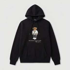 Moletom RL Polo Bear Hooded Sweatshirt - Preto