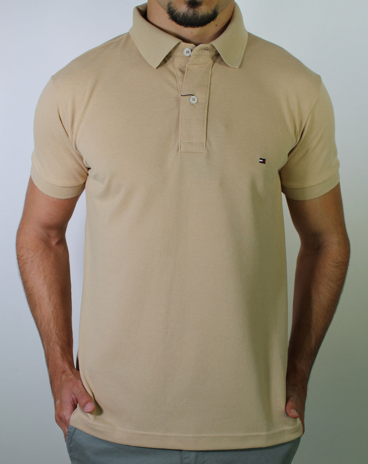 Camisa Gola Polo TH Masculina Coupe Sur Ivy - Cáqui