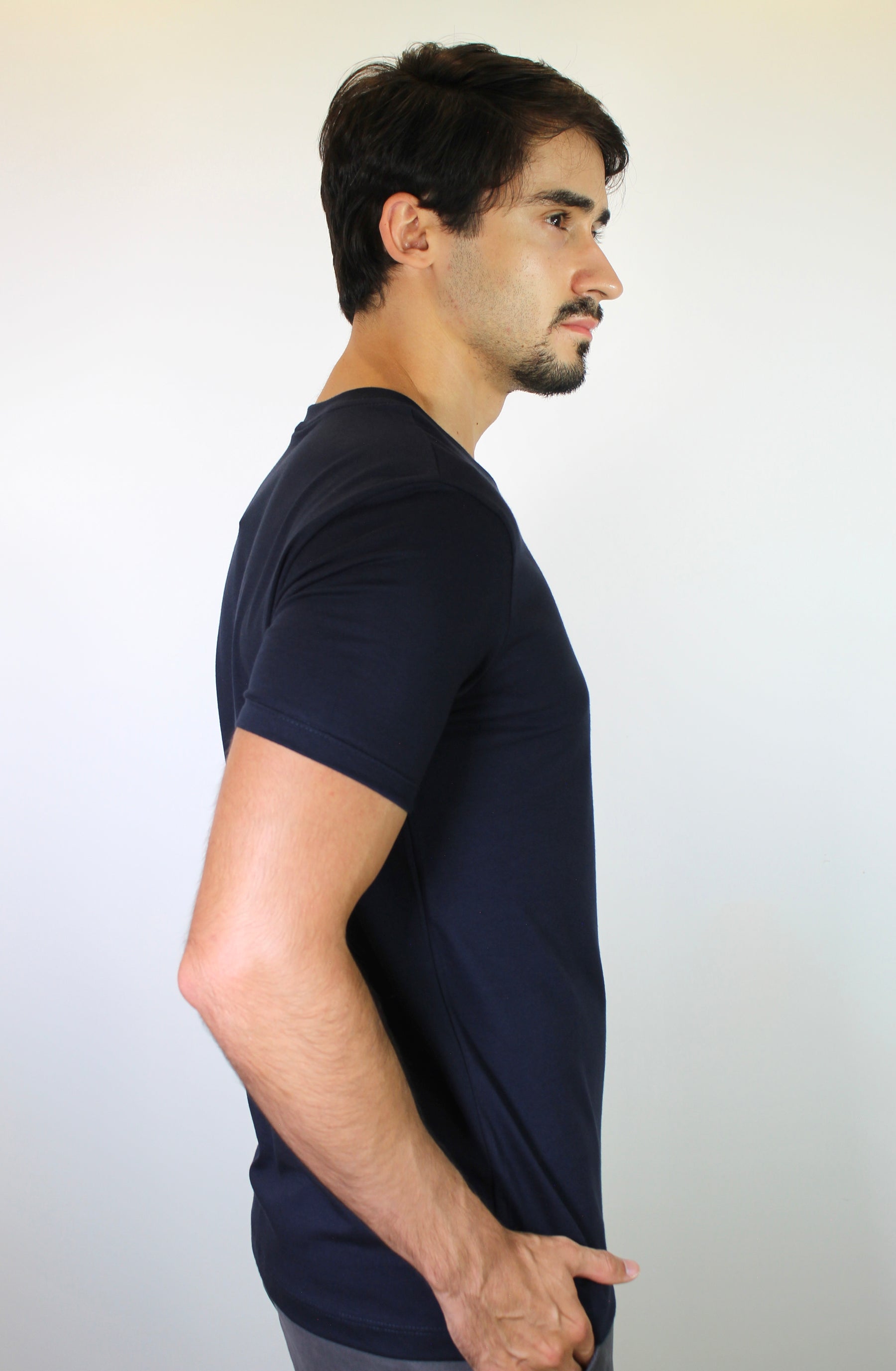 Camiseta A|X Minimal Navy Logo - Azul Marinho
