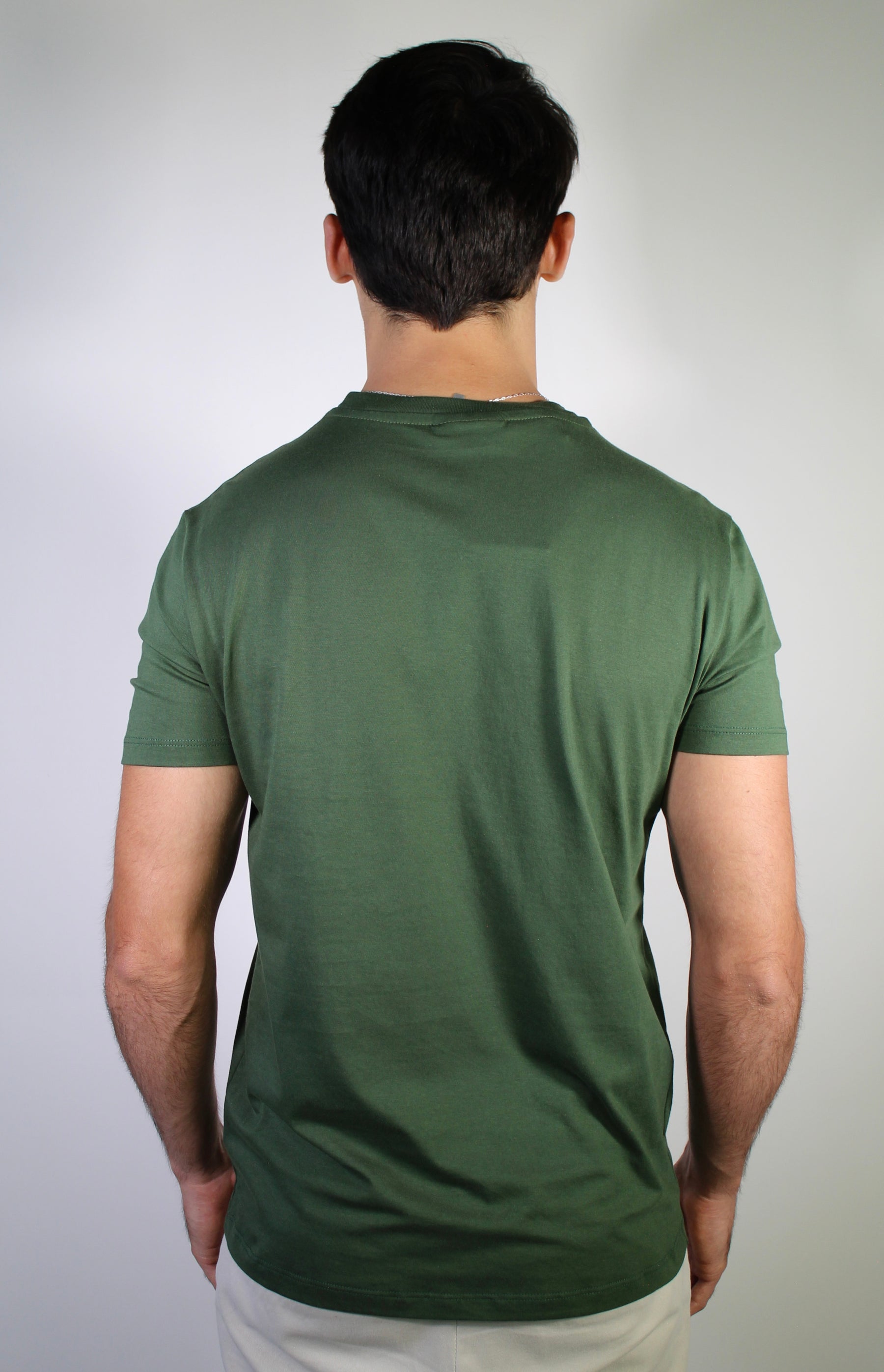 Camiseta Algodão Pima LCT - Verde Musgo