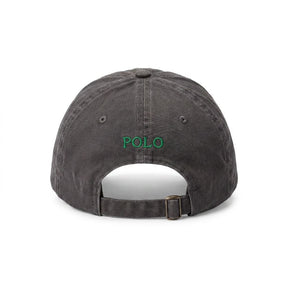 Boné Polo RL Classic - Chumbo Small Pony Verde