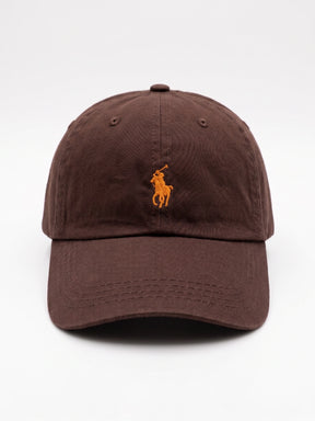 Boné Polo RL Classic - Café Small Pony Laranja