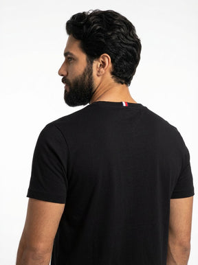 Camiseta TH Grid Flag Urban Concept - Preta