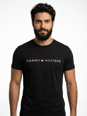 Camiseta TH Urban Line Statement - Preta