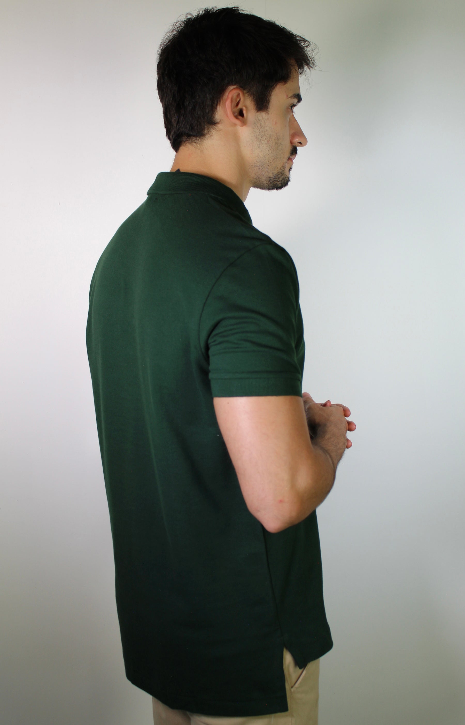 Camisa Gola Polo RL - Verde Floresta Small Pony Vermelho