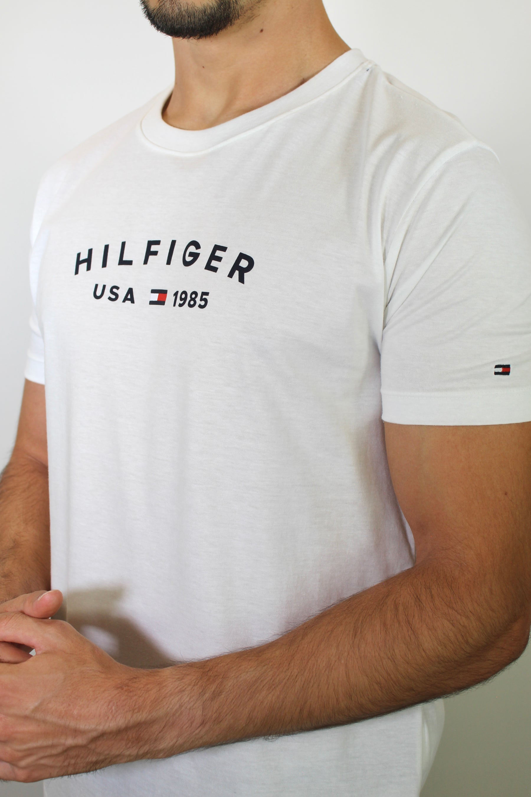 Camiseta TH College Style Est. 1985 Logo - Branca