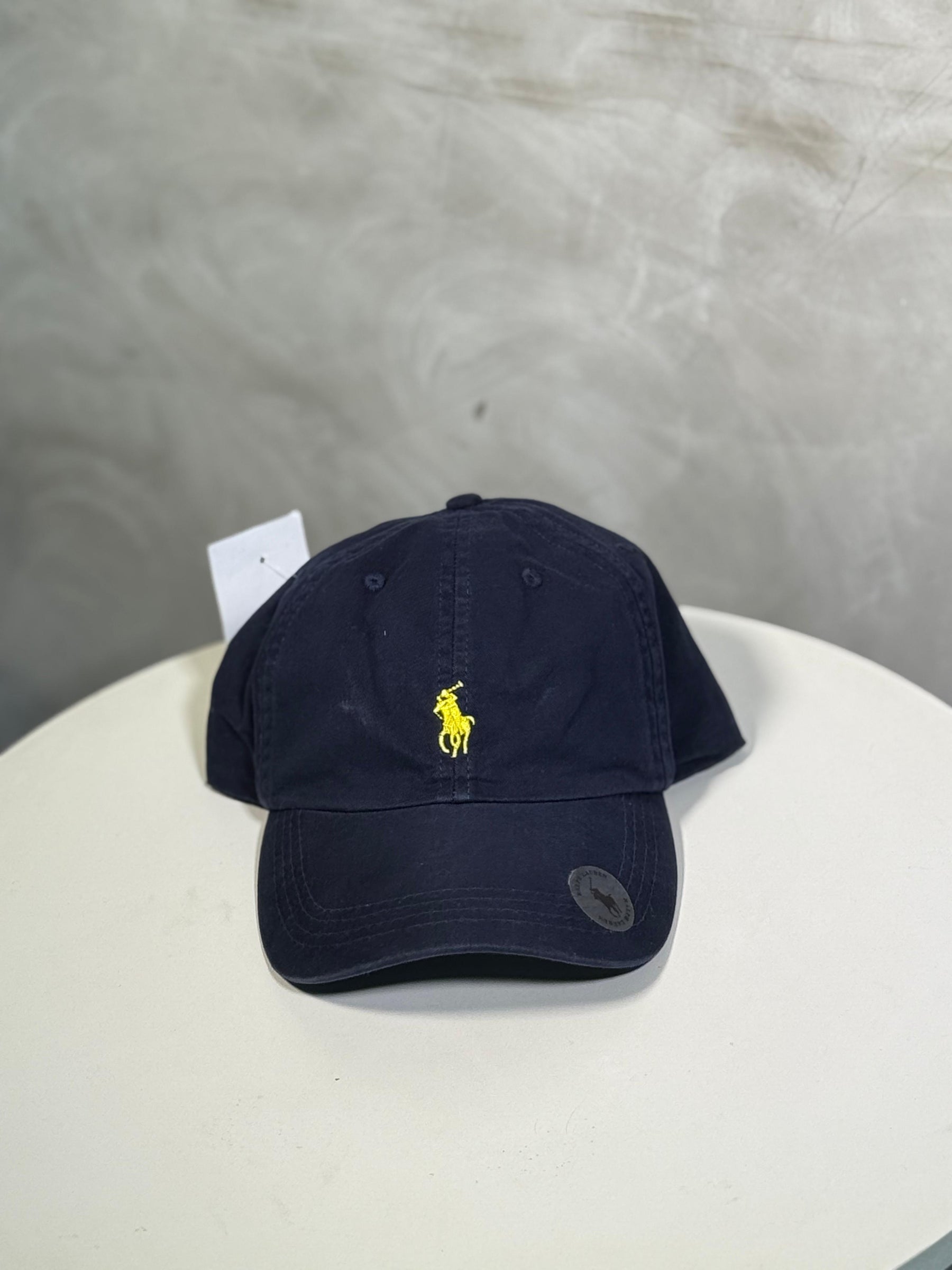 Boné Polo RL Classic - Azul Marinho Small Pony Amarelo