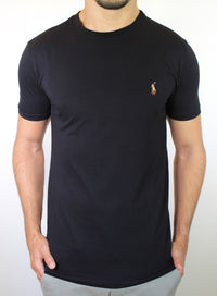 Camiseta RL Icon Classic - Preta Small Pony Colorido