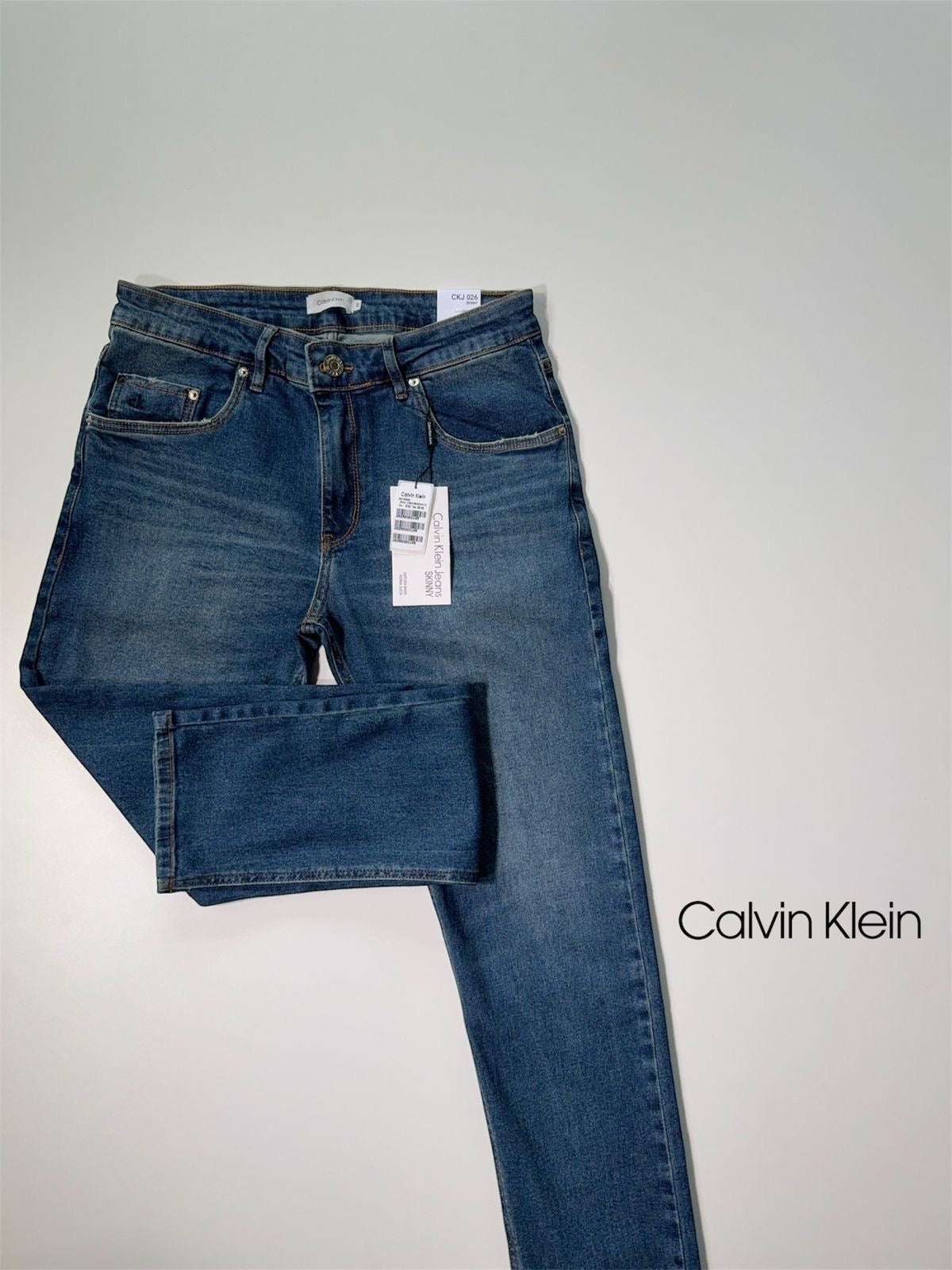 Calça Jeans CK - Slim Essential Blue