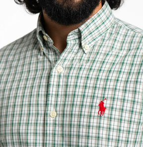 Camisa RL Manga Longa - Warwick Check Xadrez Verde