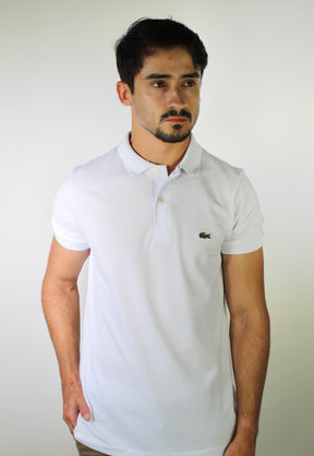 Camisa Gola Polo Masculina LCT – Branca