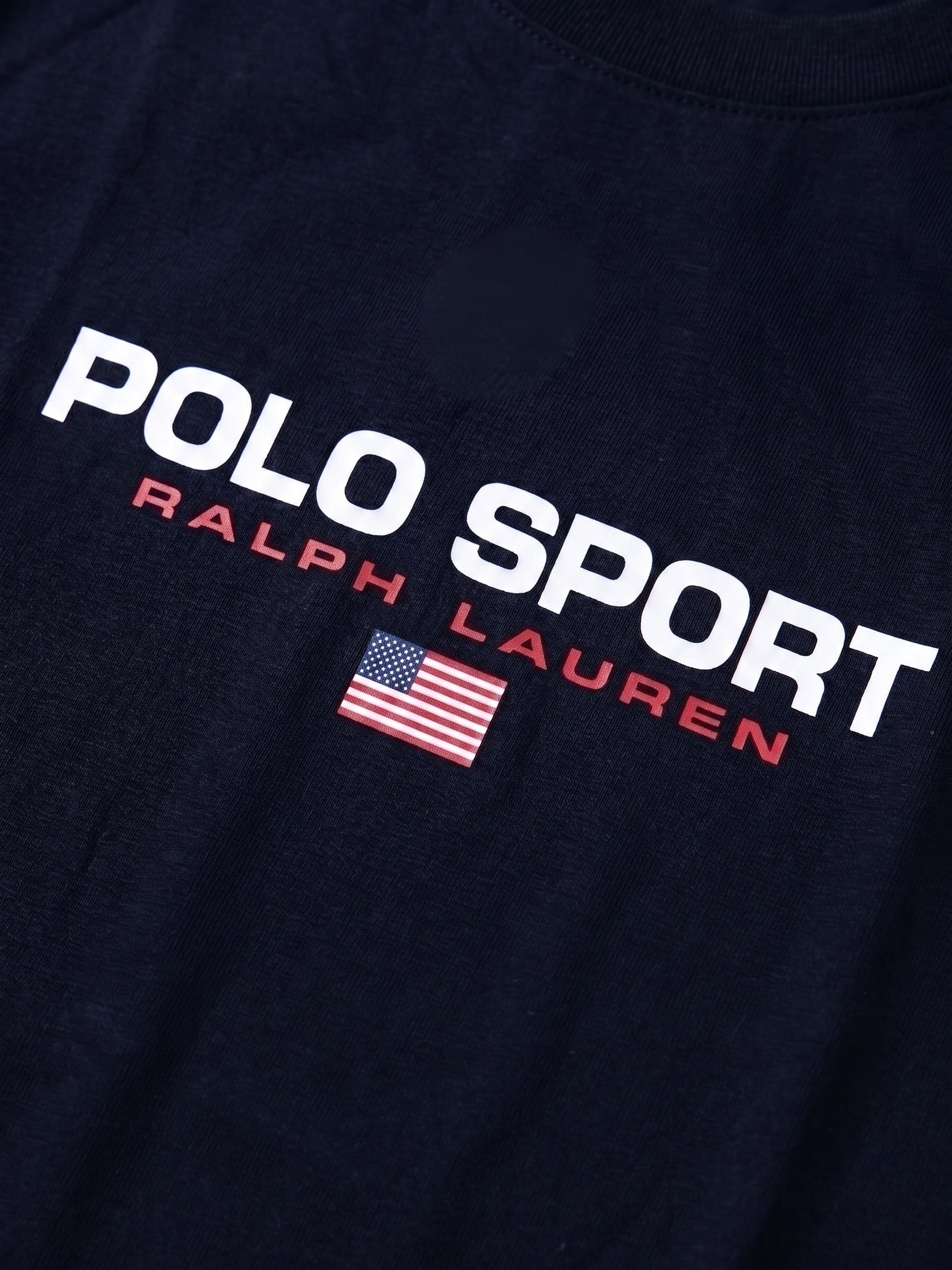 Camiseta RL Polo Sport USA Flag - Azul Marinho