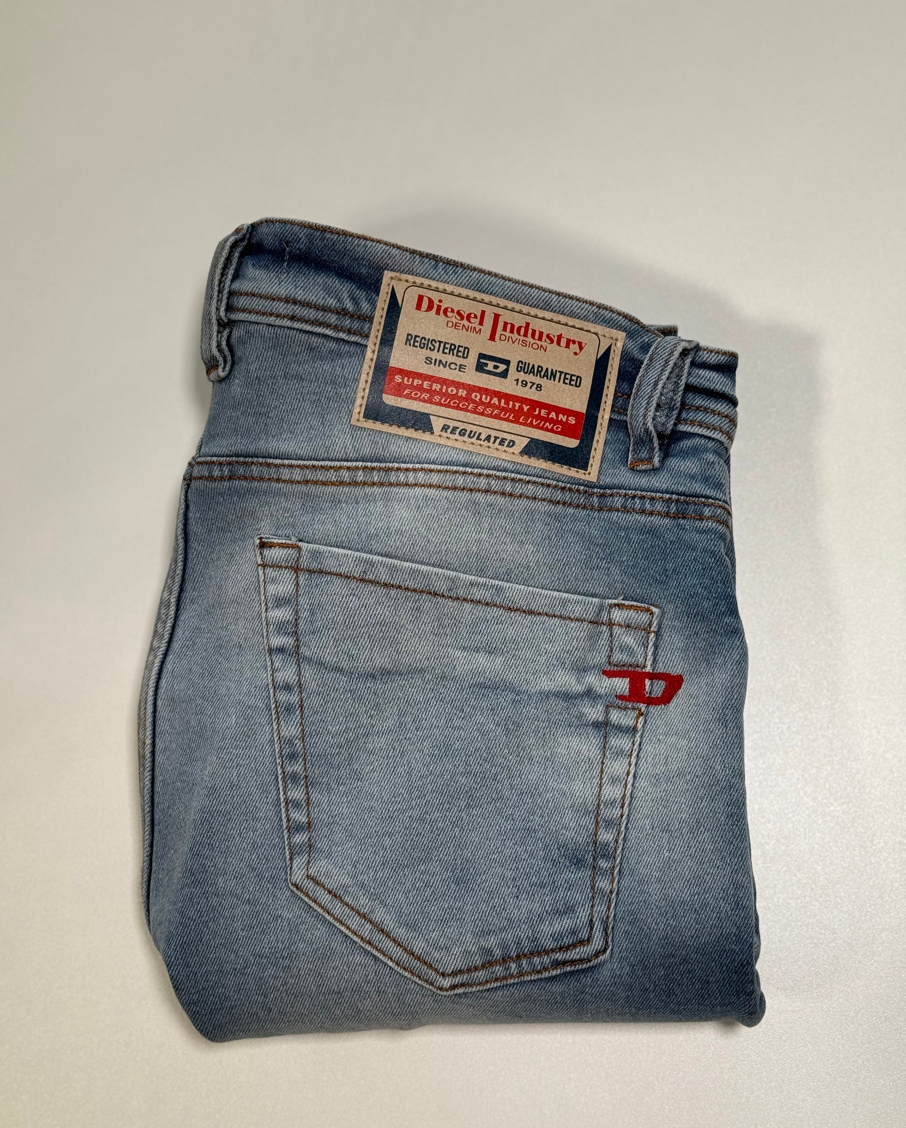 Calça Jeans DSL - Denim Light Wash Button Fly