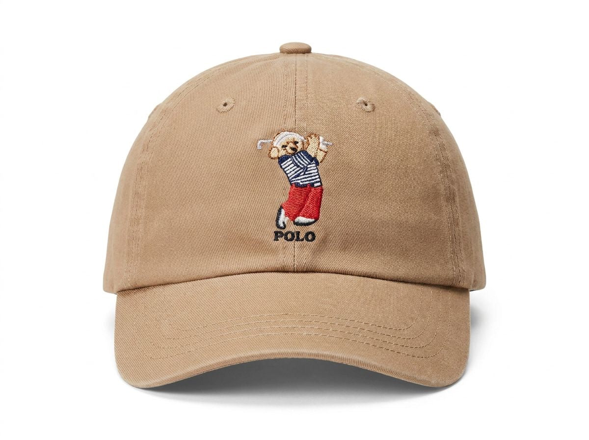 Boné Polo RL Golf Bear - Caramelo