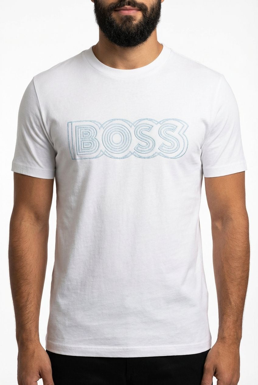 Camiseta Boss Outline Edition - Branca