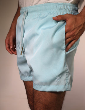 Short Beach Praia RL Hidden Wave - Azul Bebê