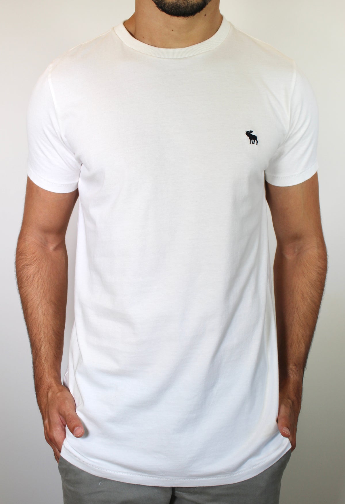 Camiseta Abercrombie Icon - Branca
